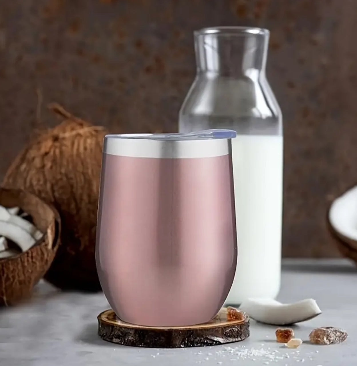 Fräsch rosé färgad dryckesbägare 350ml