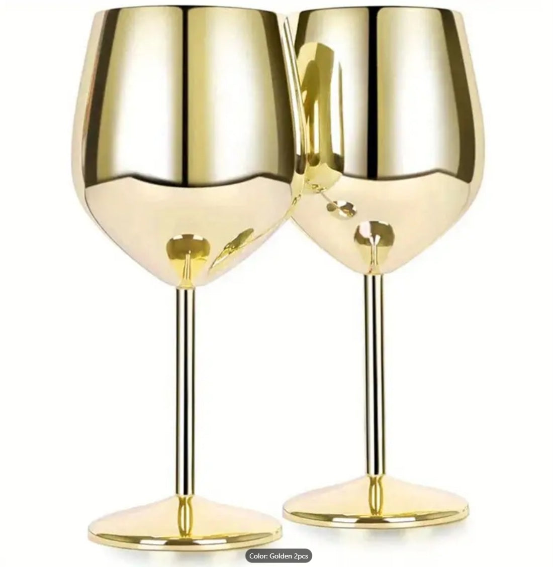 Metall Glas i Guld