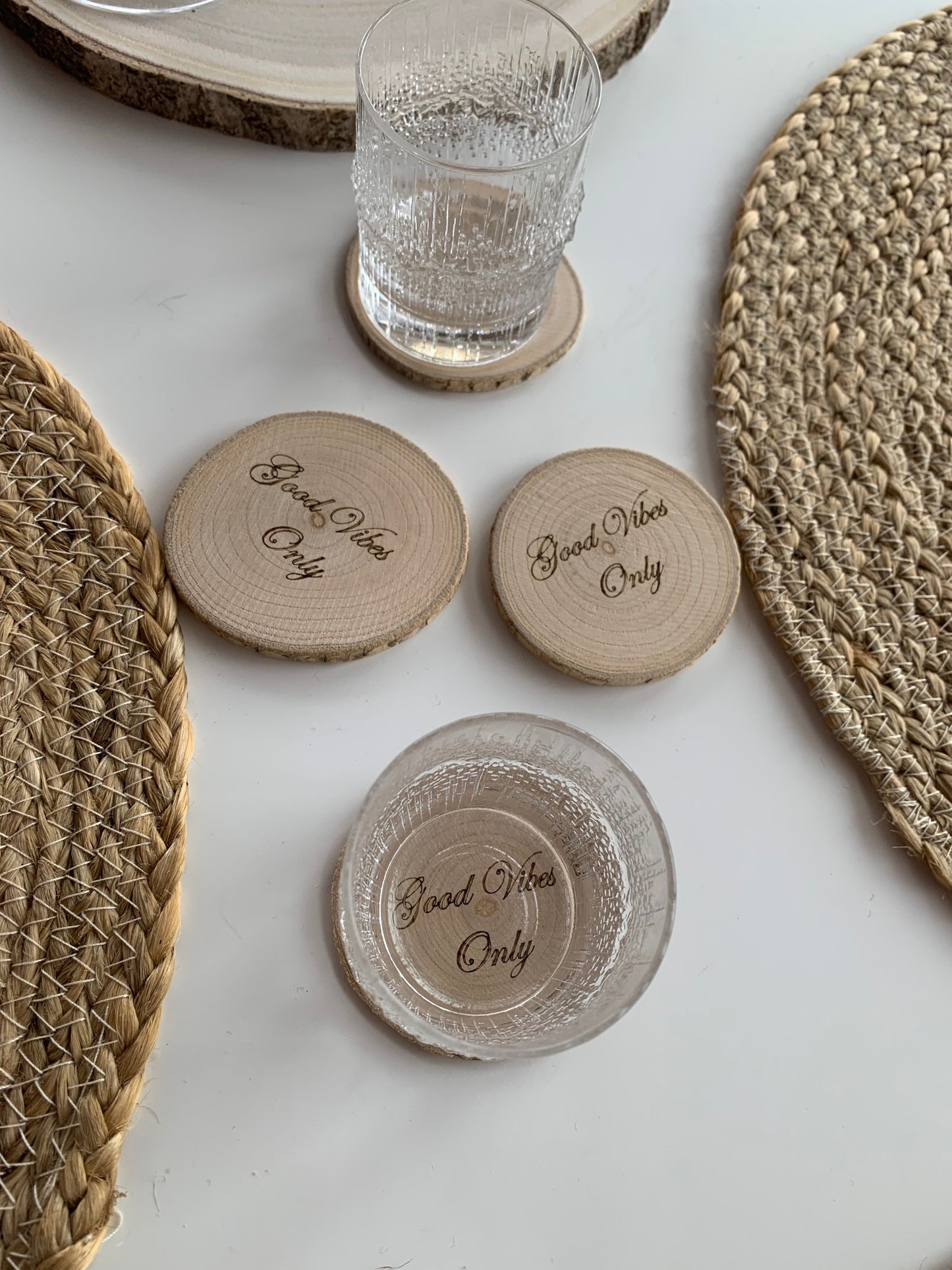 Underlägg GoodVibesOnly kubbe
