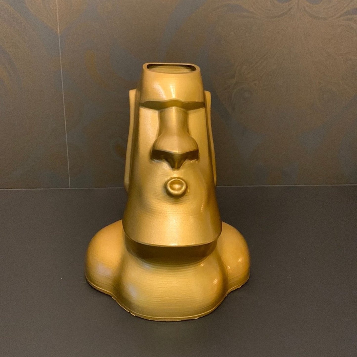 Moai Cool Boss Huvud i Guld
