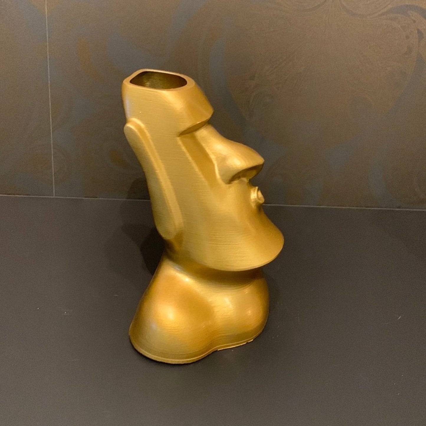 Moai Cool Boss Huvud i Guld