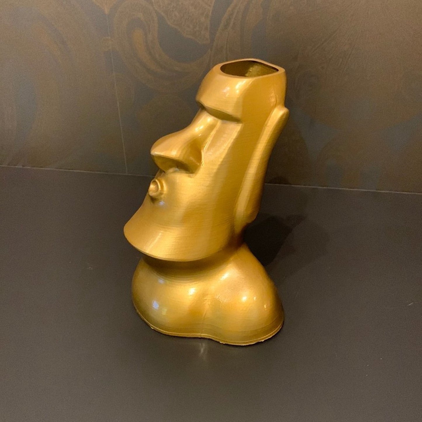 Moai Cool Boss Huvud i Guld