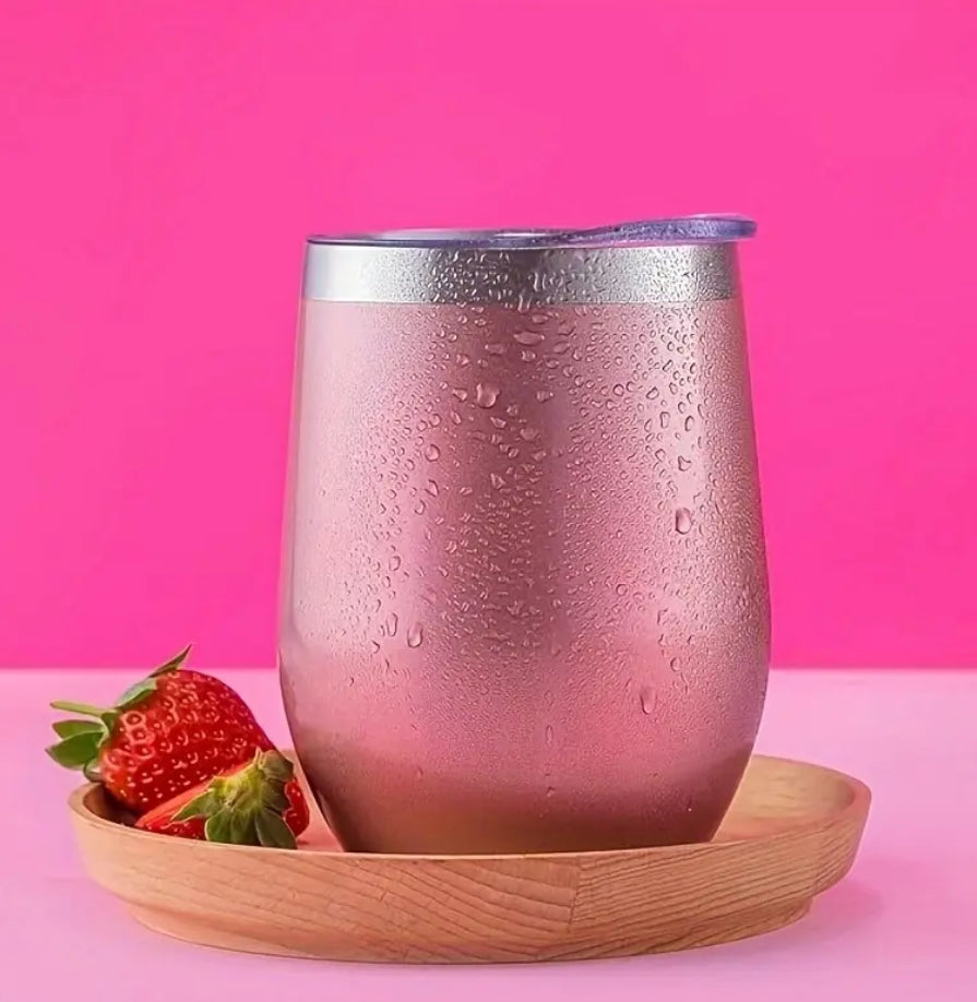 Fräsch rosé färgad dryckesbägare 350ml