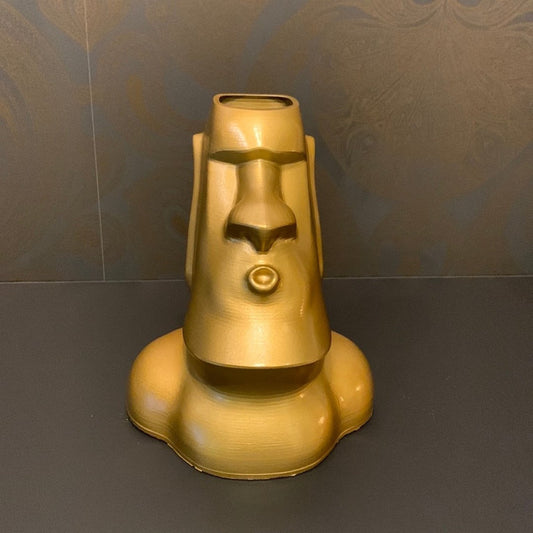 Moai Cool Boss Huvud i Guld