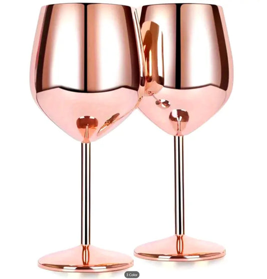 Metall Glas i Rosé