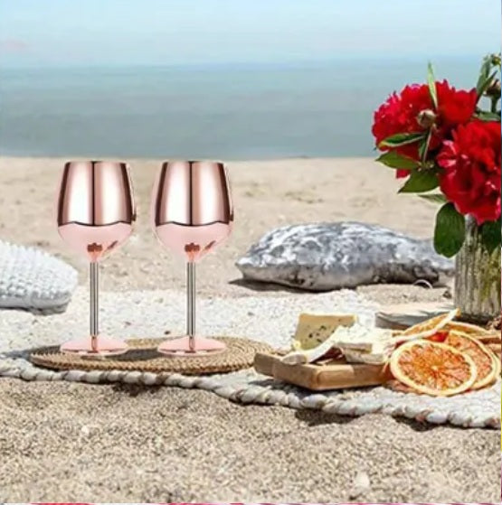 Metall Glas i Rosé