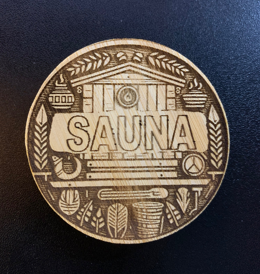 Kapsylöppnare Motiv Sauna